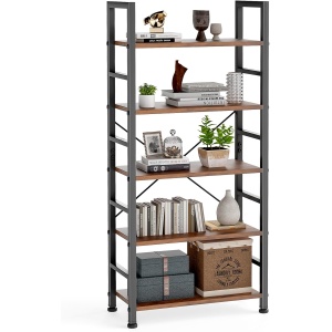 DUMOS 5 Tiers Bookshelf